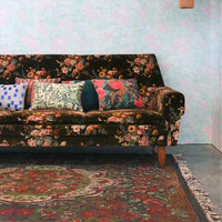 DORIS for HKliving - stitched floral accent pillow