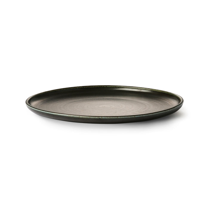 Chef ceramics - rustic dinner plate black