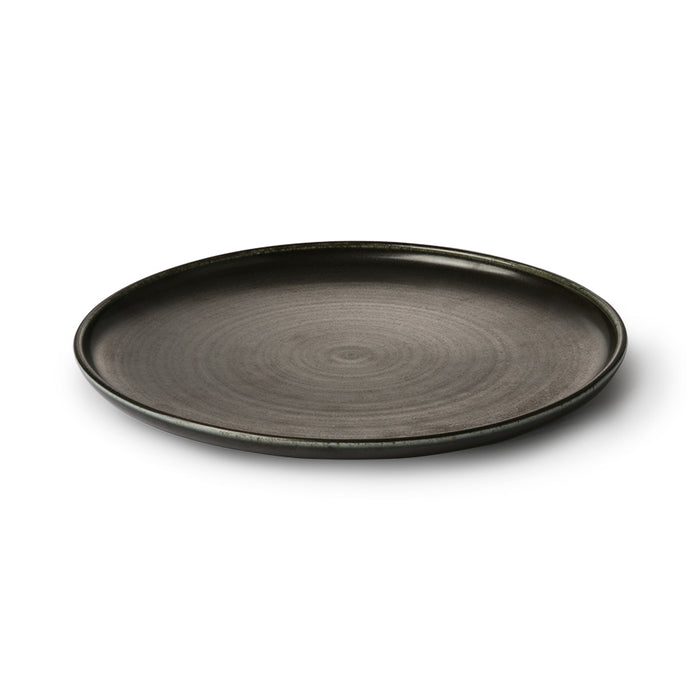 Chef ceramics - rustic dinner plate black