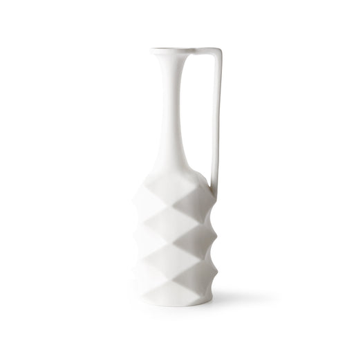 white vase made from Dehua porcelain