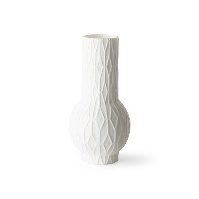 white vase made from Dehua porcelain