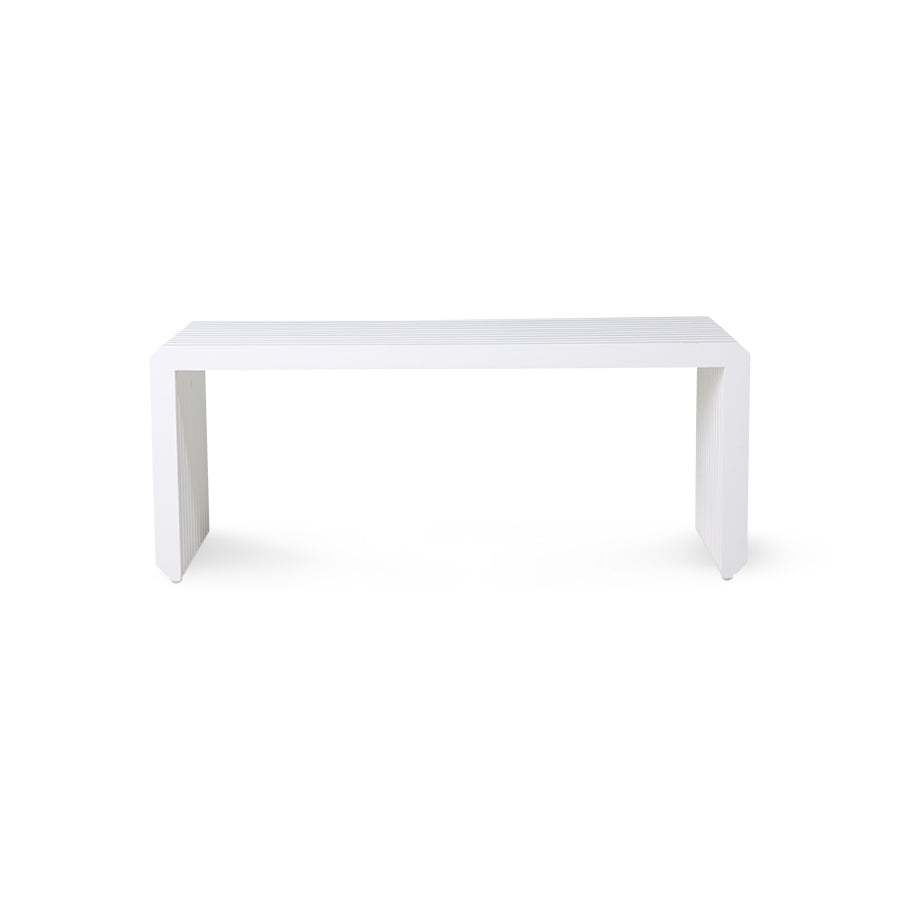 mid century modern museum bench