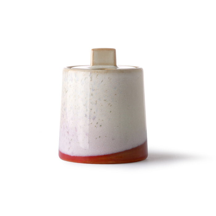 ceramic sugar pot with lid