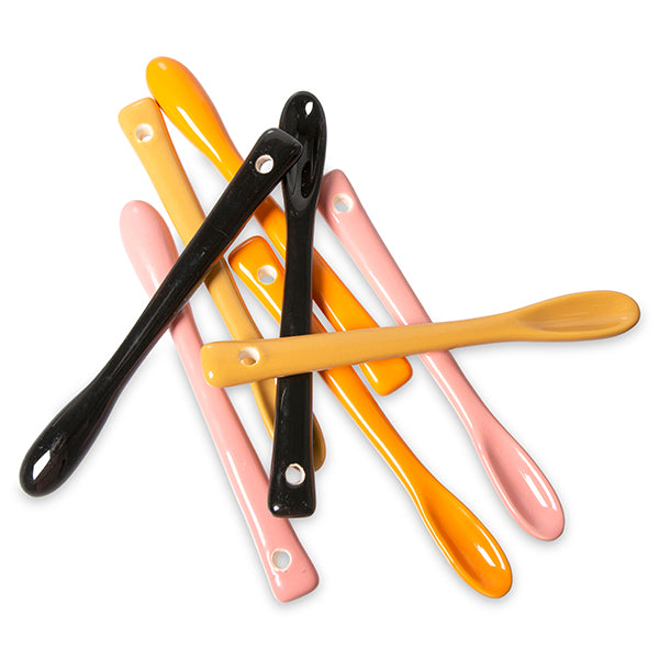 Bold & Basic ceramics | colorful tea spoons