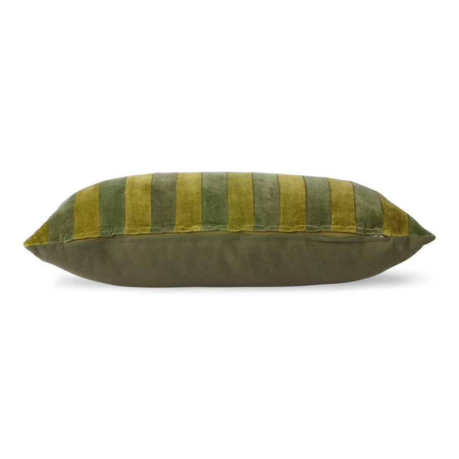 two toned green lumbar pillow