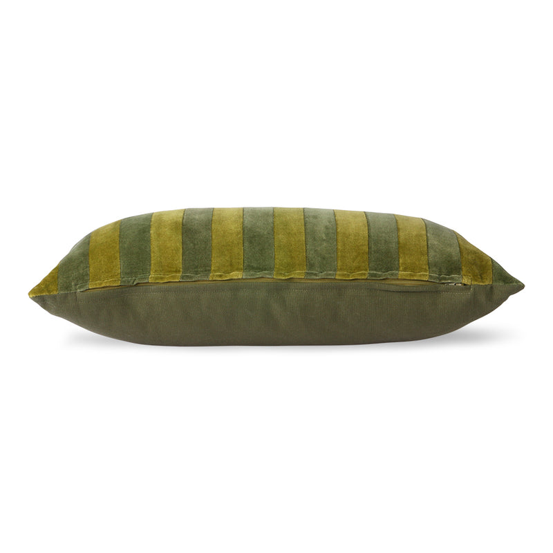 two toned green lumbar pillow