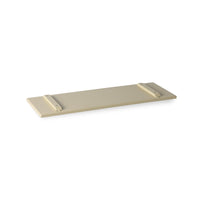 outdoor tray in same color as outdoor sofa in olive