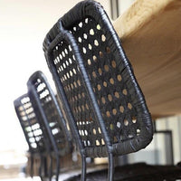 Rattan chair - black