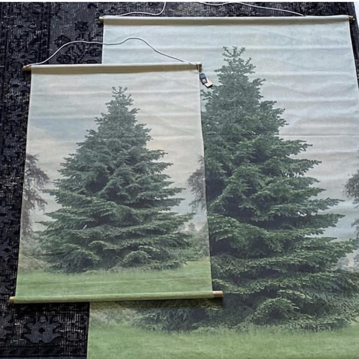 medium and large size of the pine tree Christmas wall hanging
