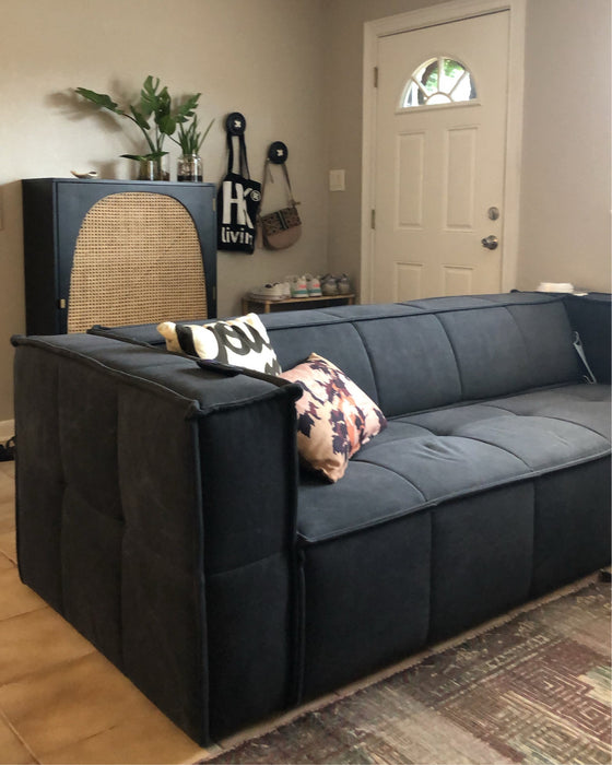 Cube couch - charcoal