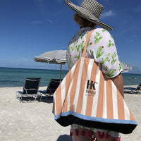 Striped Beach Tote