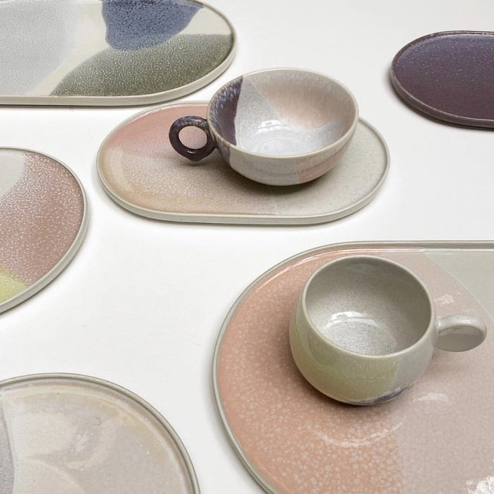 Gallery ceramics: tea cup blush & lilac