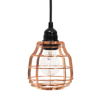 Single pendant light - copper