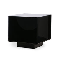 black mirror square side table