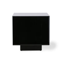 black mirror square side table