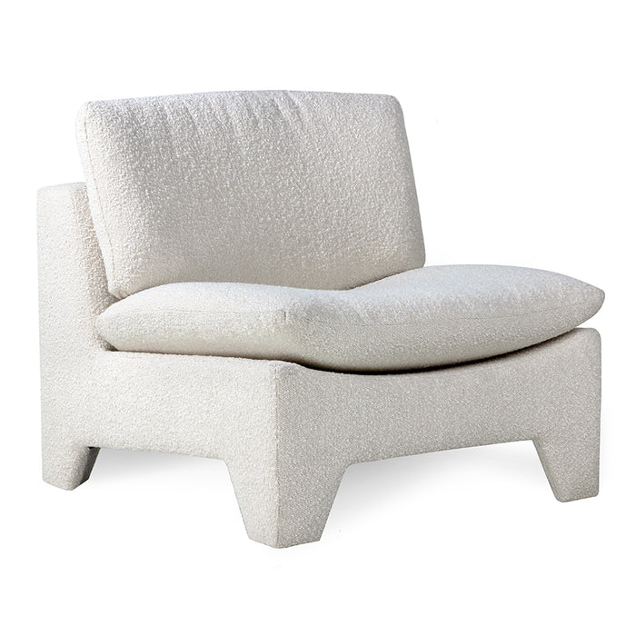 HKliving usa Retro lounge fauteuil boucle - cream