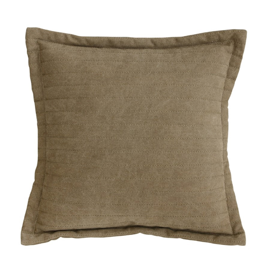 TKU2020 hk living usa quilted brown throw pillow