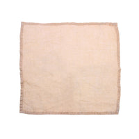 natural salmon linen napkin